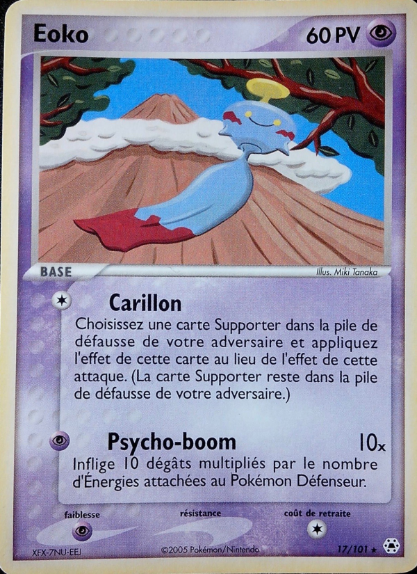 Eoko 17 — EX Hidden Legends (French Pokémon TCG card)
