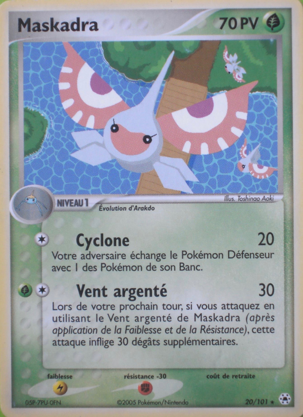 Maskadra 20 — EX Hidden Legends (French Pokémon TCG card)