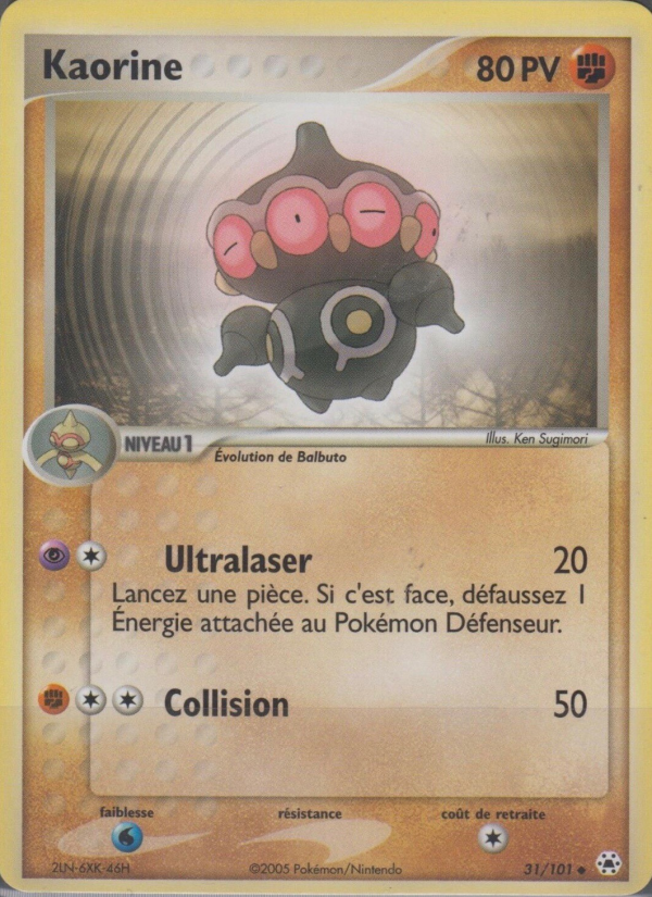 Kaorine 31 — EX Hidden Legends (French Pokémon TCG card)