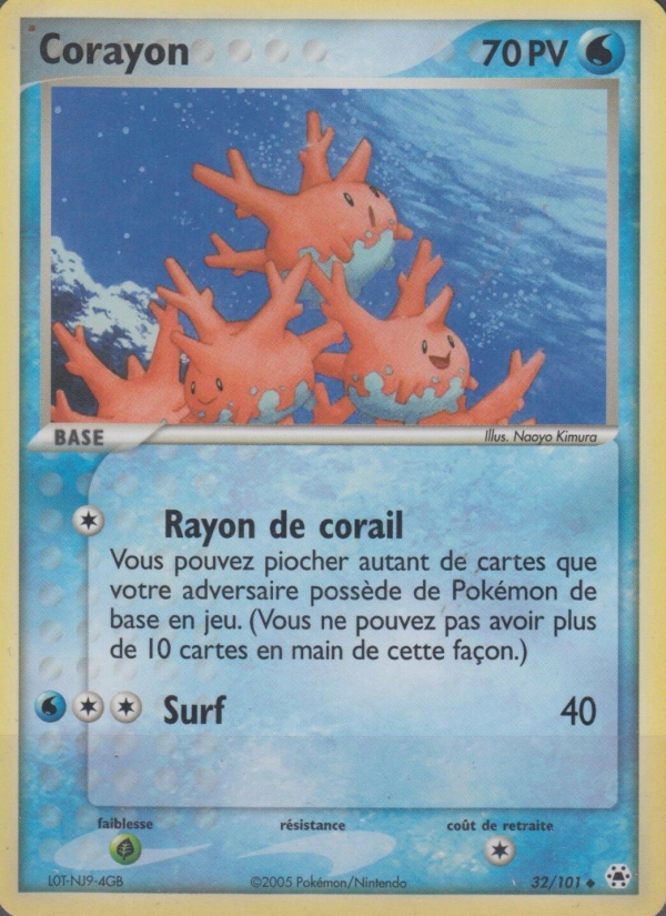 Corayon 32 — EX Hidden Legends (French Pokémon TCG card)