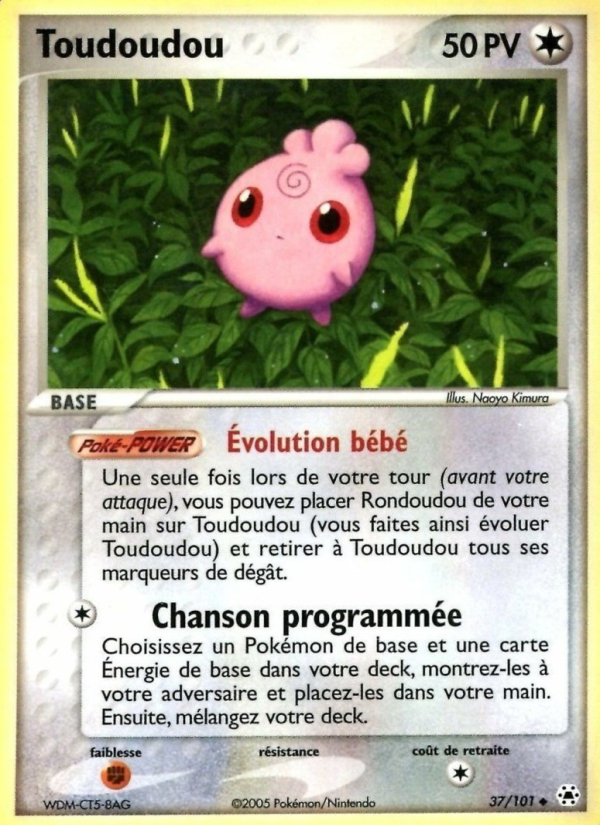 Toudoudou 37 — EX Hidden Legends (French Pokémon TCG card)