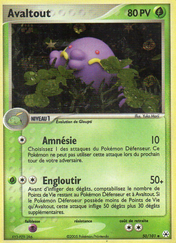 Avaltout 50 — EX Hidden Legends (French Pokémon TCG card)