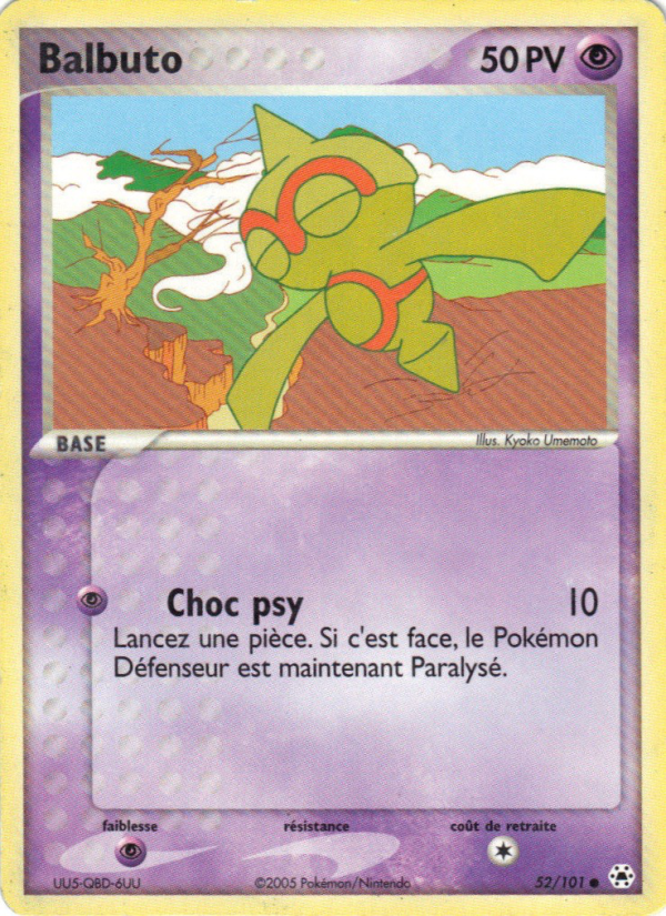 Balbuto 52 — EX Hidden Legends (French Pokémon TCG card)