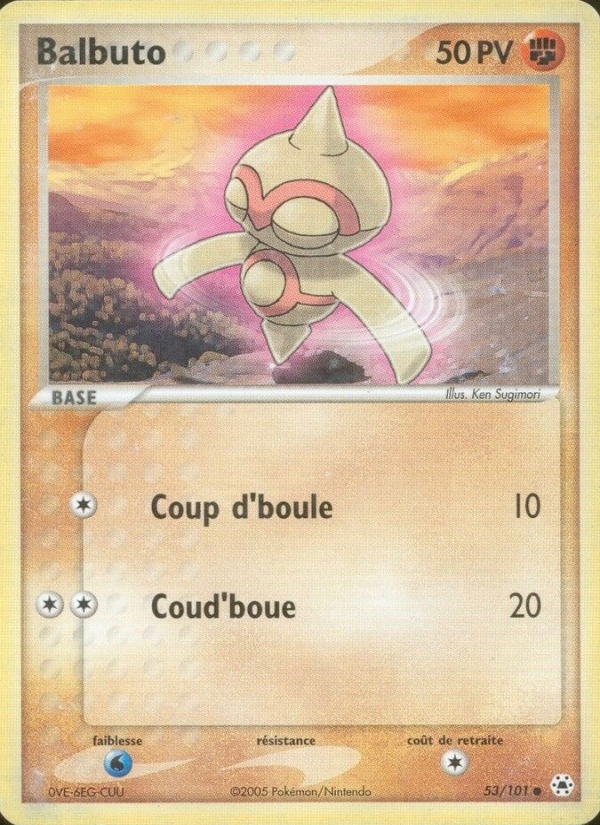 Balbuto 53 — EX Hidden Legends (French Pokémon TCG card)