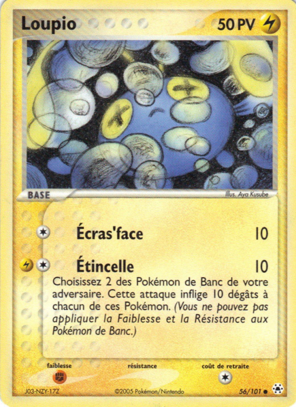 Loupio 56 — EX Hidden Legends (French Pokémon TCG card)