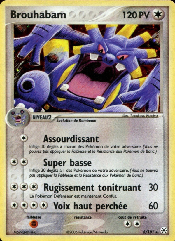 Brouhabam 6 — EX Hidden Legends (French Pokémon TCG card)