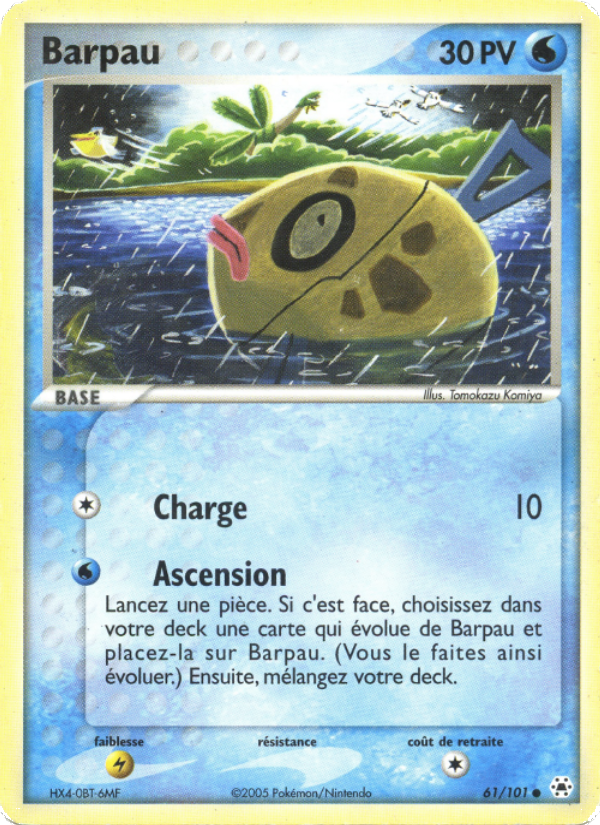 Barpau 61 — EX Hidden Legends (French Pokémon TCG card)