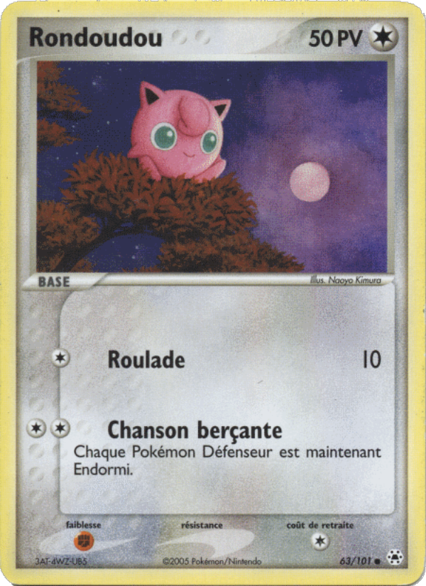 Rondoudou 63 — EX Hidden Legends (French Pokémon TCG card)