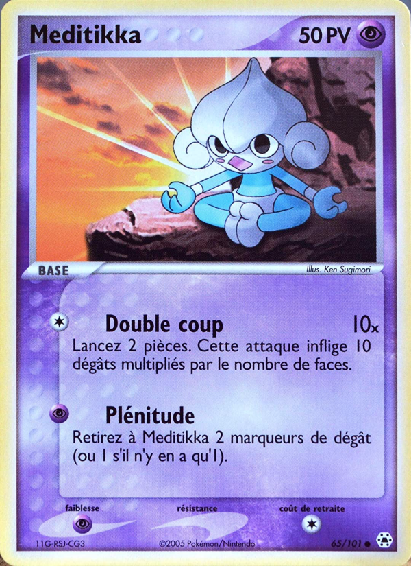 Meditikka 65 — EX Hidden Legends (French Pokémon TCG card)