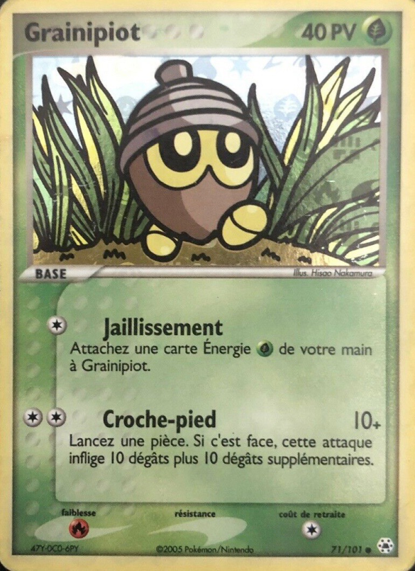Grainipiot 71 — EX Hidden Legends (French Pokémon TCG card)