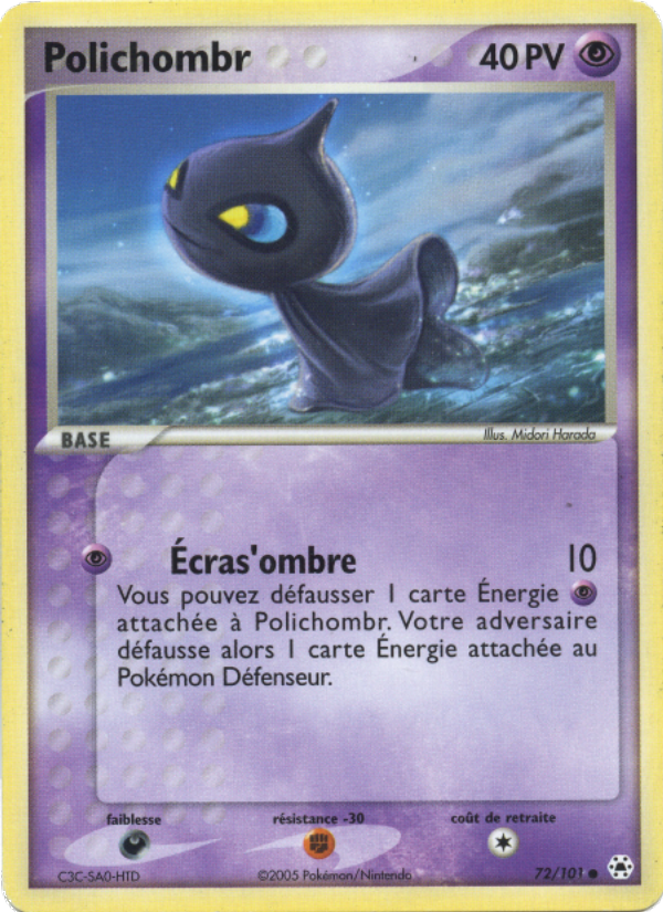 Polichombr 72 — EX Hidden Legends (French Pokémon TCG card)