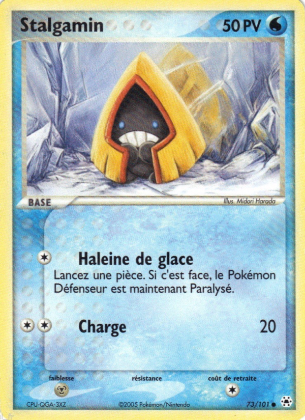 Stalgamin 73 — EX Hidden Legends (French Pokémon TCG card)