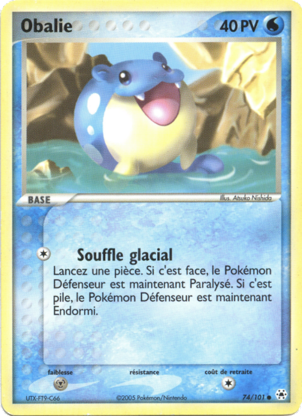 Obalie 74 — EX Hidden Legends (French Pokémon TCG card)