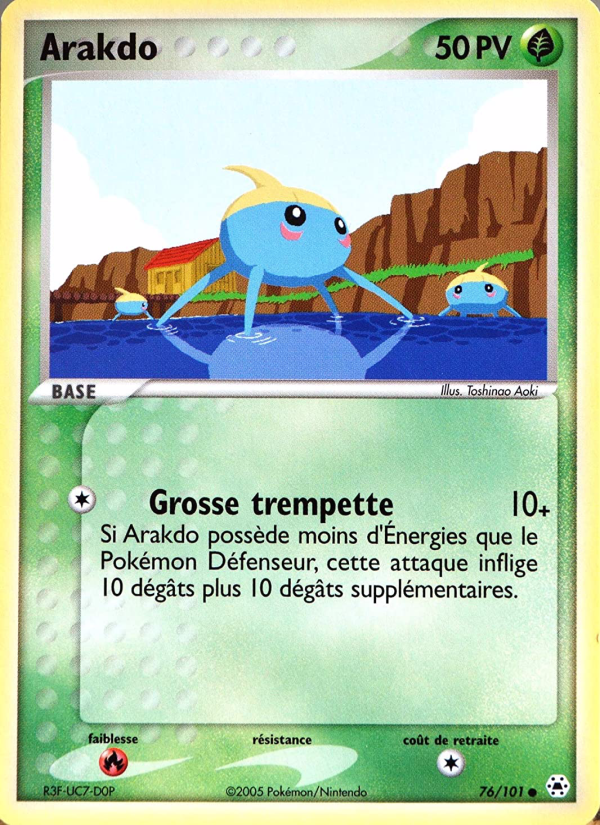 Arakdo 76 — EX Hidden Legends (French Pokémon TCG card)