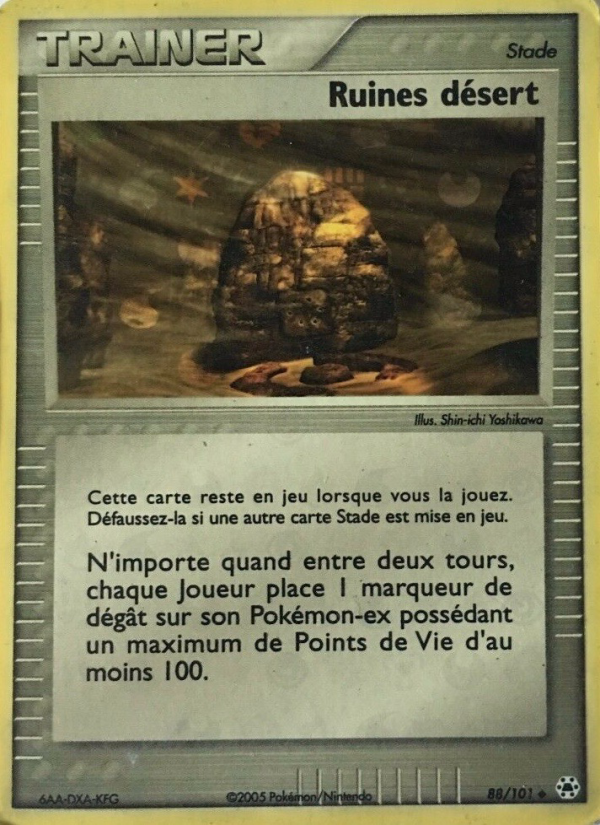 Ruines désert 88 — EX Hidden Legends (French Pokémon TCG card)