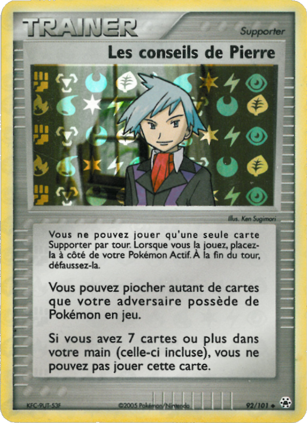 Les conseils de Pierre 92 — EX Hidden Legends (French Pokémon TCG card)