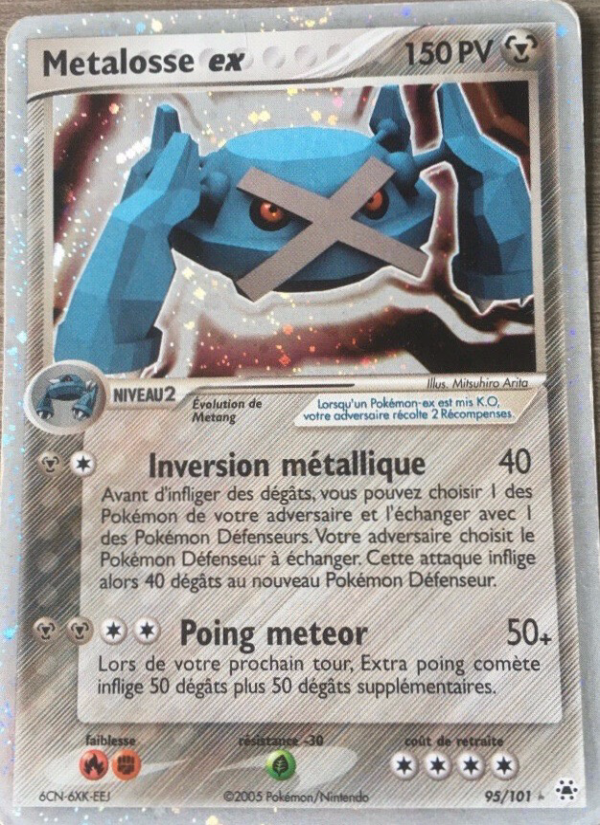 Metalosse ex 95 — EX Hidden Legends (French Pokémon TCG card)