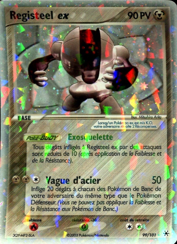 Registeel ex 99 — EX Hidden Legends (French Pokémon TCG card)