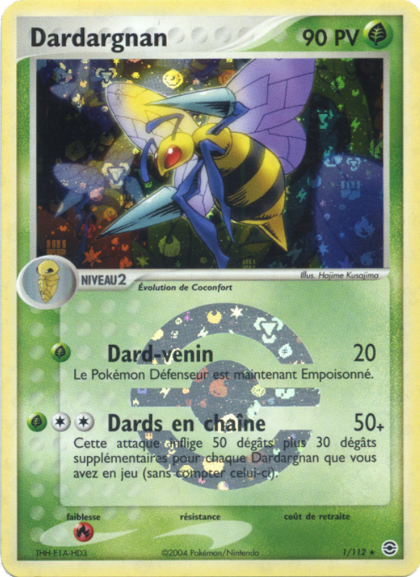 Dardargnan 1 — EX FireRed & LeafGreen (French Pokémon TCG card)