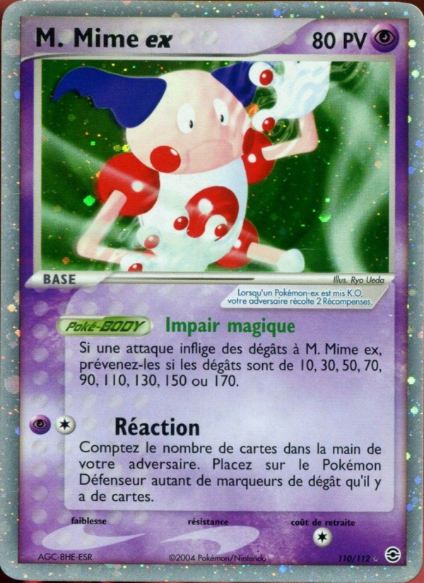 M. Mime ex 110 — EX FireRed & LeafGreen (French Pokémon TCG card)