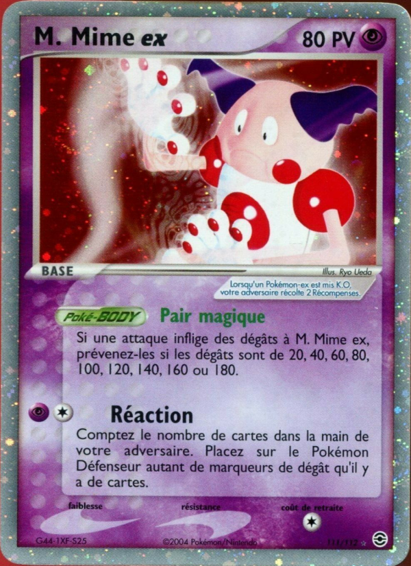 M. Mime ex 111 — EX FireRed & LeafGreen (French Pokémon TCG card)
