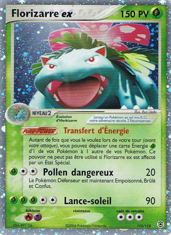 Florizarre ex 112 — EX FireRed & LeafGreen (French Pokémon TCG card)