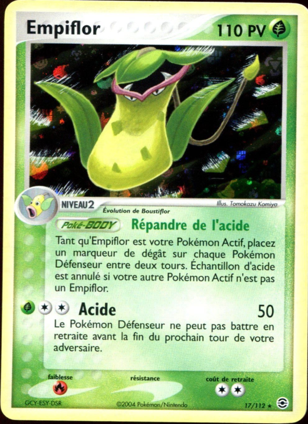 Empiflor 17 — EX FireRed & LeafGreen (French Pokémon TCG card)