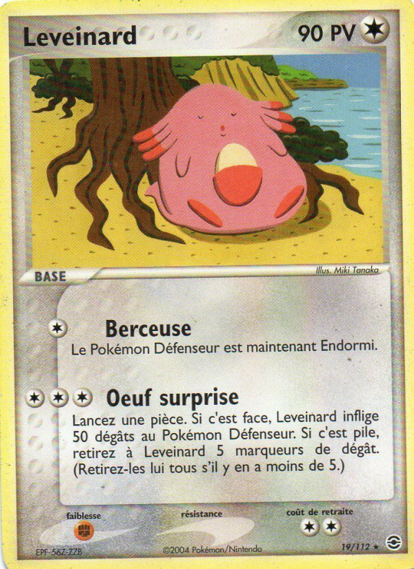 Leveinard 19 — EX FireRed & LeafGreen (French Pokémon TCG card)