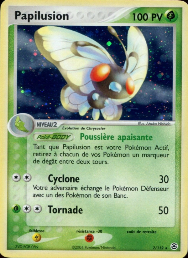 Papilusion 2 — EX FireRed & LeafGreen (French Pokémon TCG card)