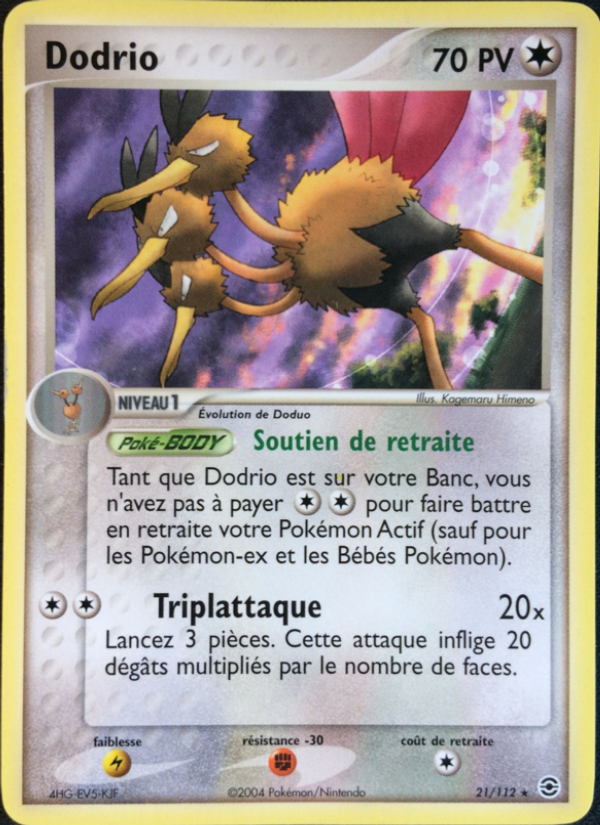 Dodrio 21 — EX FireRed & LeafGreen (French Pokémon TCG card)