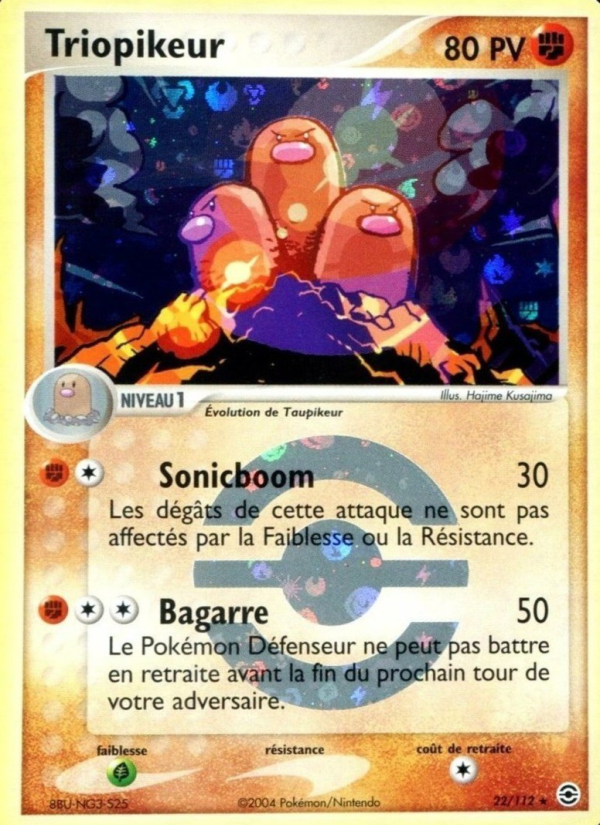 Triopikeur 22 — EX FireRed & LeafGreen (French Pokémon TCG card)