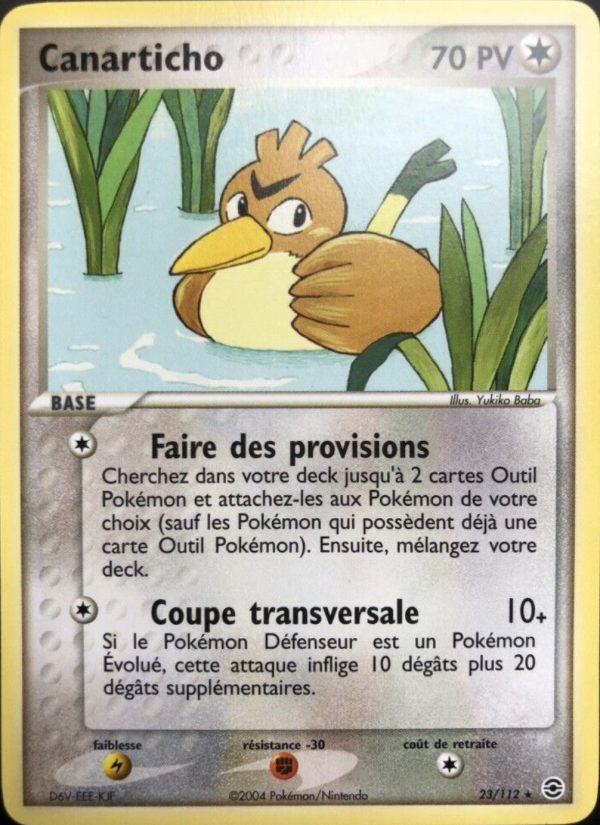 Canarticho 23 — EX FireRed & LeafGreen (French Pokémon TCG card)