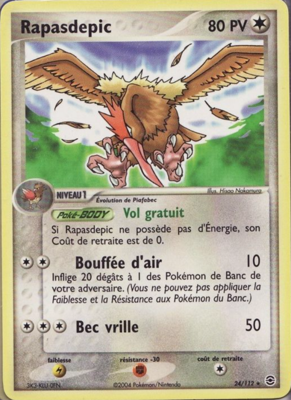 Rapasdepic 24 — EX FireRed & LeafGreen (French Pokémon TCG card)