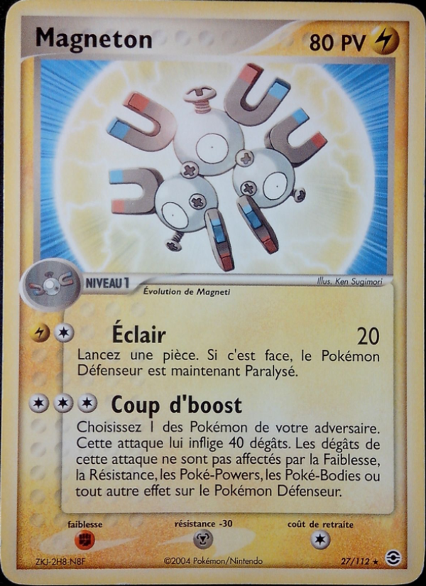 Magneton 27 — EX FireRed & LeafGreen (French Pokémon TCG card)
