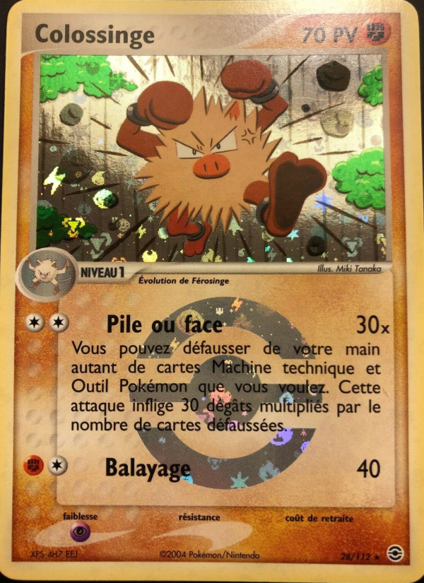 Colossinge 28 — EX FireRed & LeafGreen (French Pokémon TCG card)
