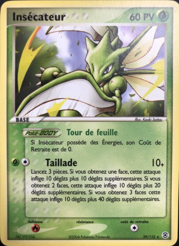 Insécateur 29 — EX FireRed & LeafGreen (French Pokémon TCG card)