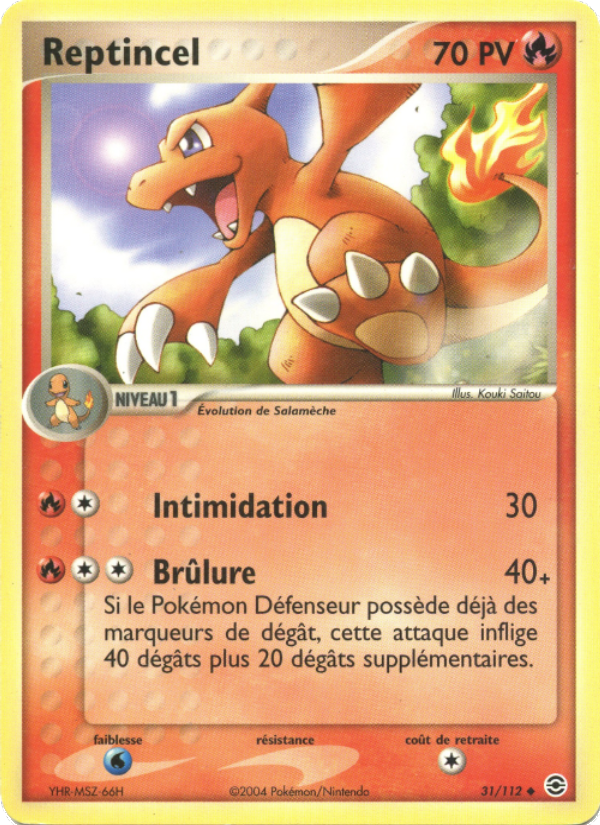 Reptincel 31 — EX FireRed & LeafGreen (French Pokémon TCG card)
