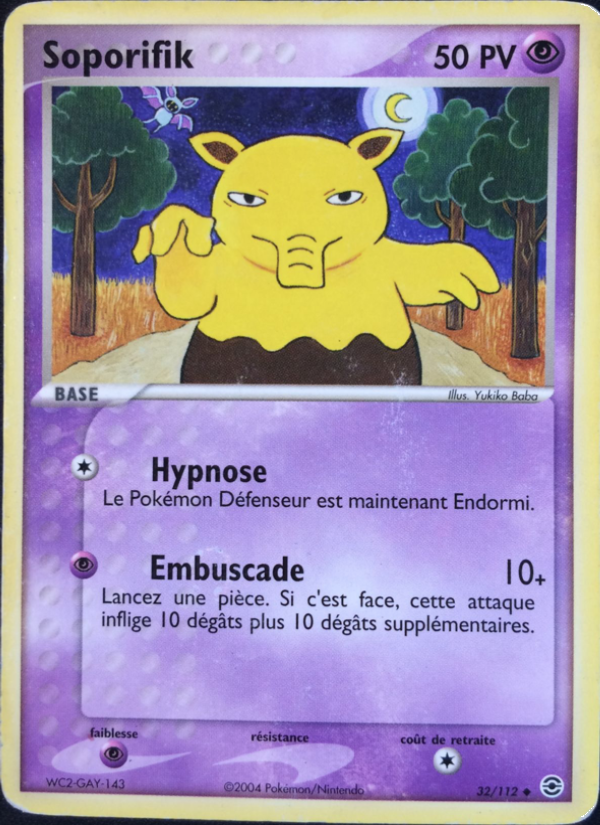 Soporifik 32 — EX FireRed & LeafGreen (French Pokémon TCG card)