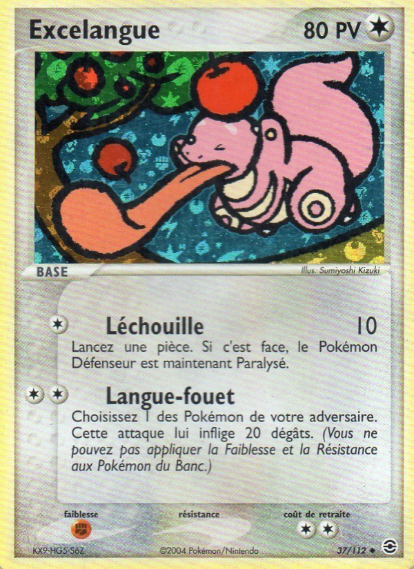 Excelangue 37 — EX FireRed & LeafGreen (French Pokémon TCG card)