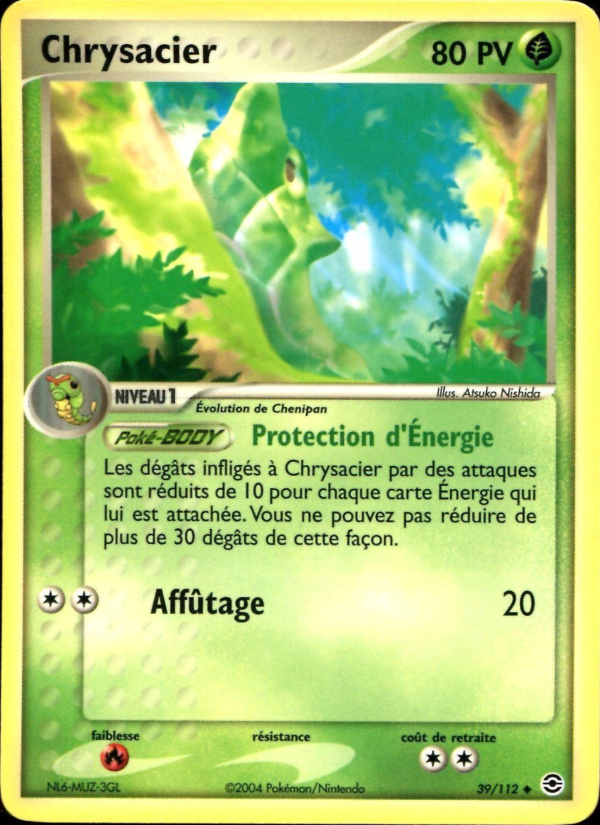 Chrysacier 39 — EX FireRed & LeafGreen (French Pokémon TCG card)