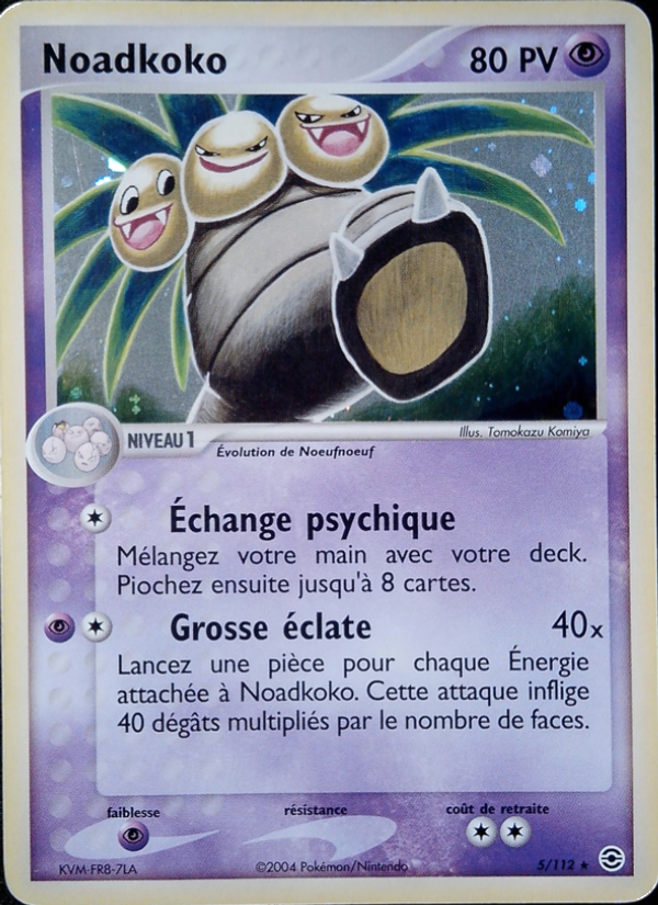 Noadkoko 5 — EX FireRed & LeafGreen (French Pokémon TCG card)