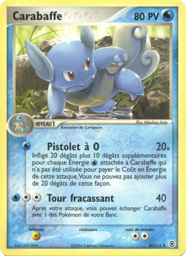 Carabaffe 50 — EX FireRed & LeafGreen (French Pokémon TCG card)