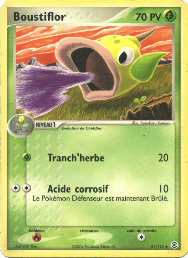 Boustiflor 51 — EX FireRed & LeafGreen (French Pokémon TCG card)