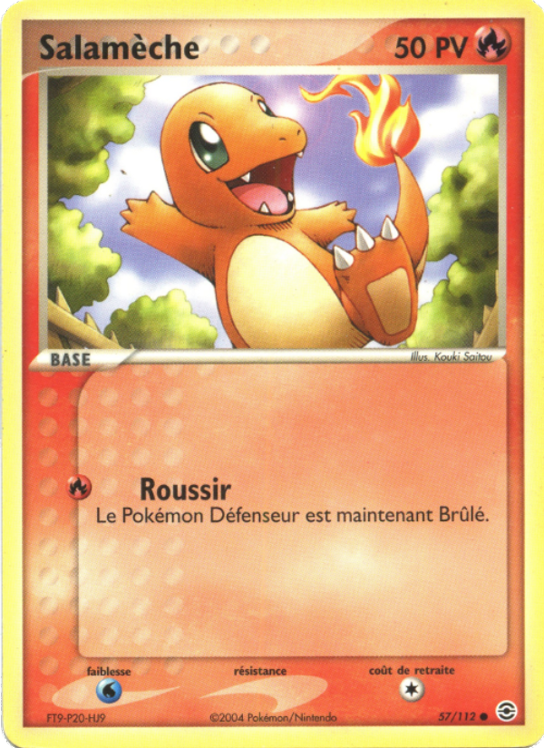 Salamèche 57 — EX FireRed & LeafGreen (French Pokémon TCG card)
