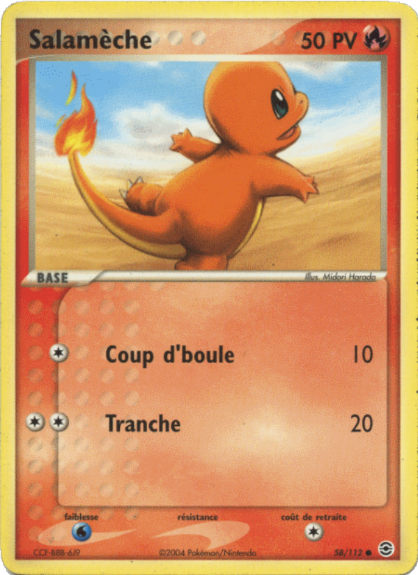 Salamèche 58 — EX FireRed & LeafGreen (French Pokémon TCG card)