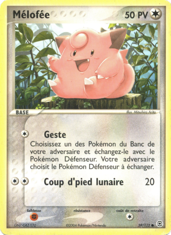 Mélofée 59 — EX FireRed & LeafGreen (French Pokémon TCG card)
