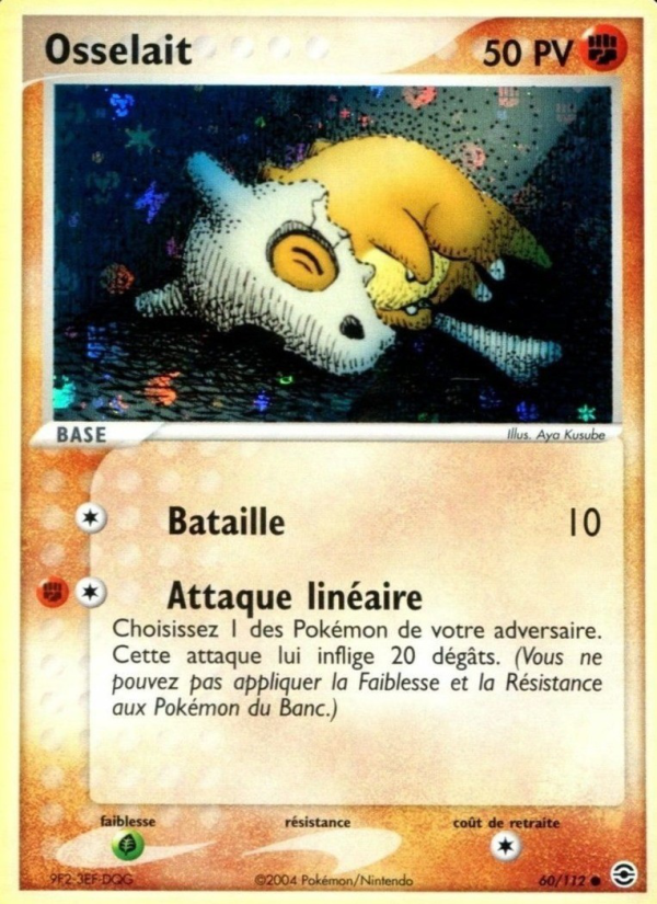 Osselait 60 — EX FireRed & LeafGreen (French Pokémon TCG card)