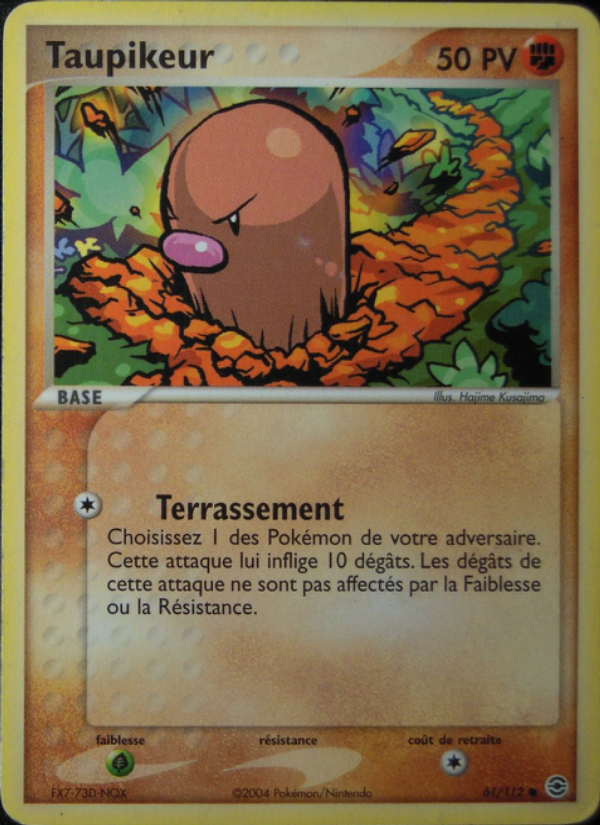 Taupikeur 61 — EX FireRed & LeafGreen (French Pokémon TCG card)