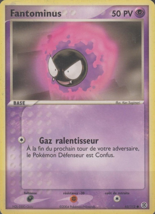 Fantominus 63 — EX FireRed & LeafGreen (French Pokémon TCG card)