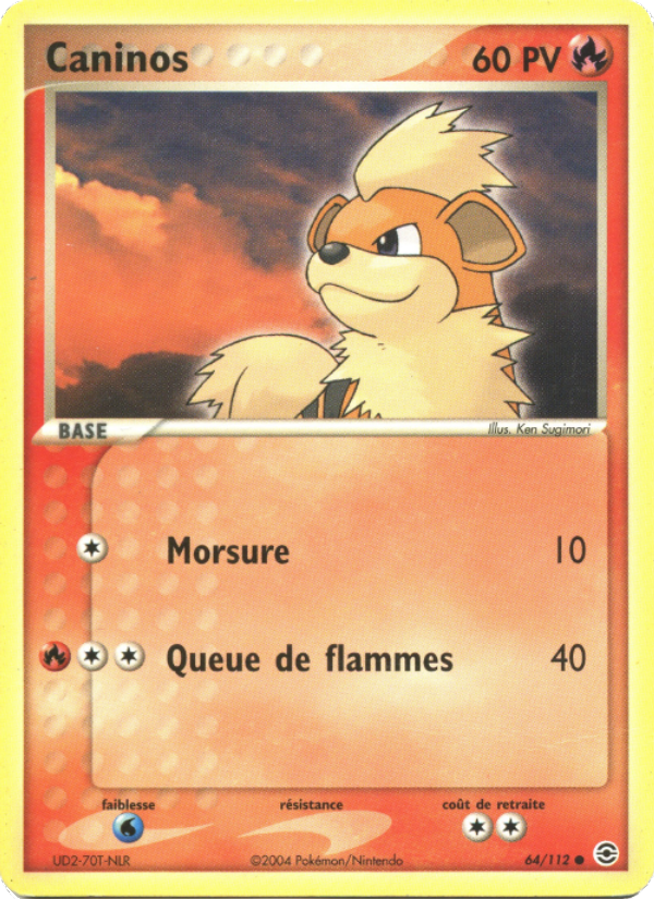 Caninos 64 — EX FireRed & LeafGreen (French Pokémon TCG card)